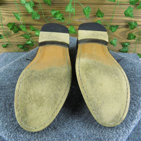 Steve Madden Men's Garth Wingtip Black Leather Size‎ 10.5M Used 2025 - Picture 7 of 7